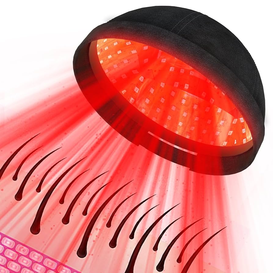 Roodlicht therapie haargroeikap