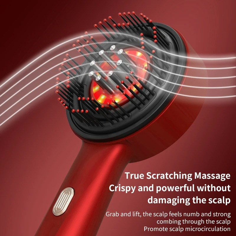 Haargroei massageborstel infrarood